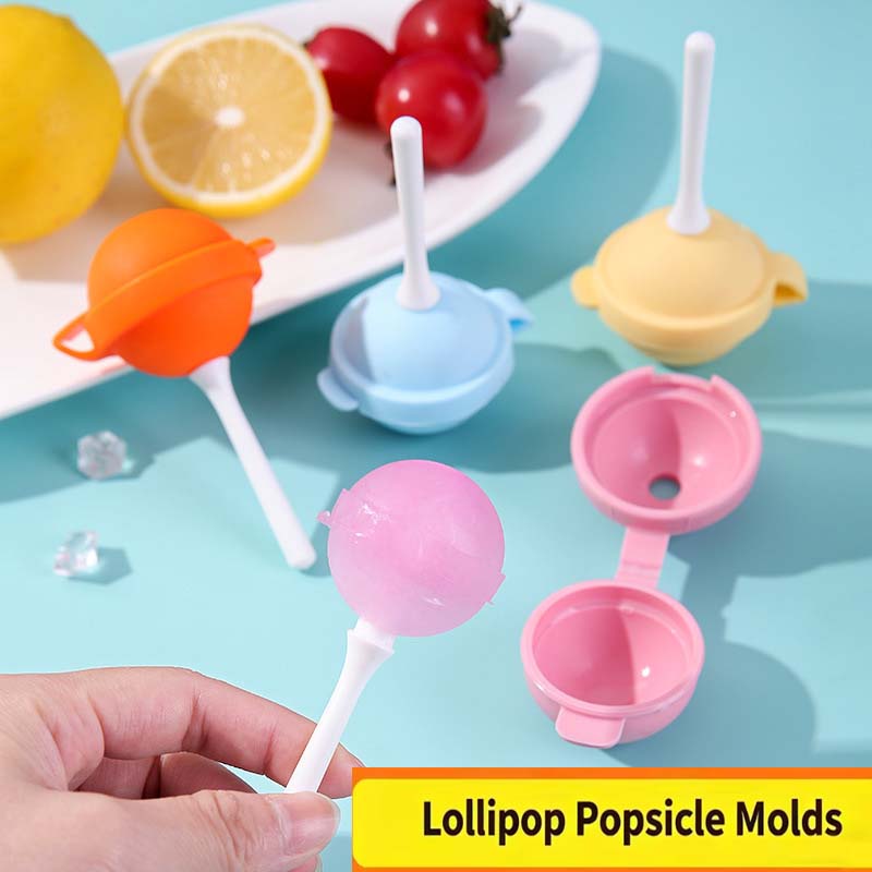 Ice Mold Sphere - 4pcs Food Grade Silicone Ice Cream