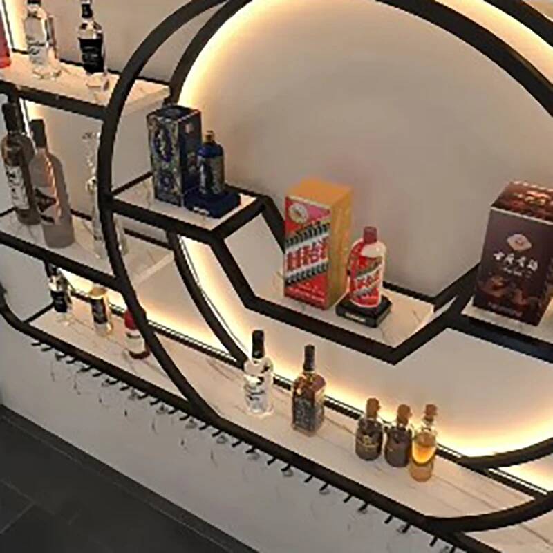 Wine Nightclub Display Cabinet - Home Bar Shelves 评论和价格