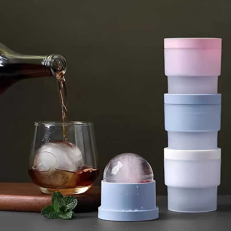 3Pcs Ice Ball Maker, Round Ice - Ice Mold Sphere 评论和价格