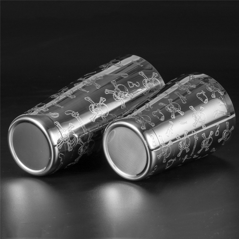 500ml/800ml Engraving Skull St - Boston Shaker Set 评论和价格