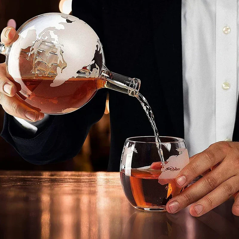 Creative Globe Decanter Set wi - Decanter Globe Set 评论和价格