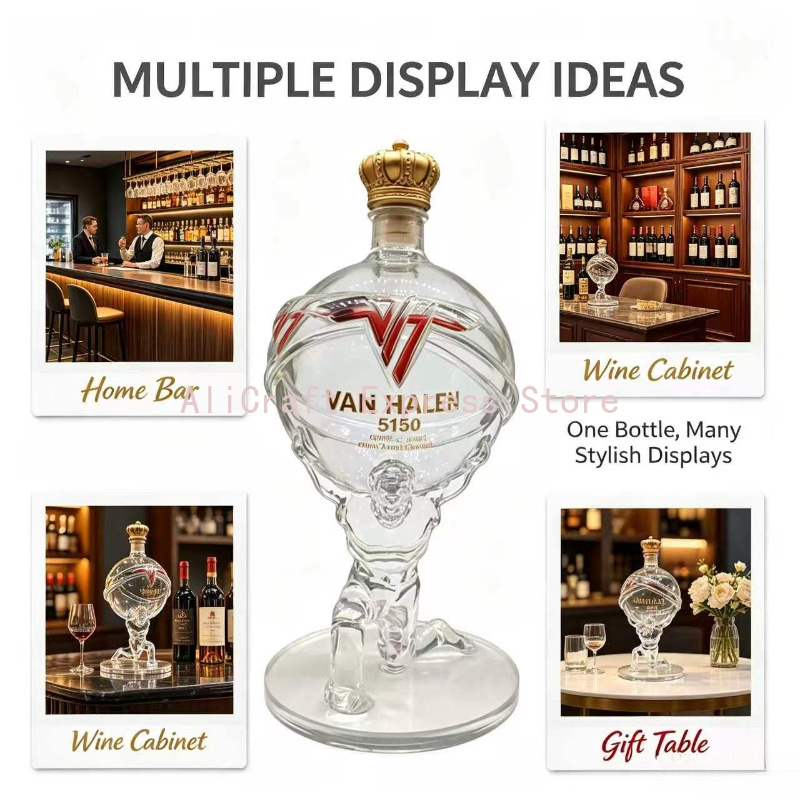 Van Halen 5150 Themed Atlas Gl - Decanter Globe Set 评论和价格