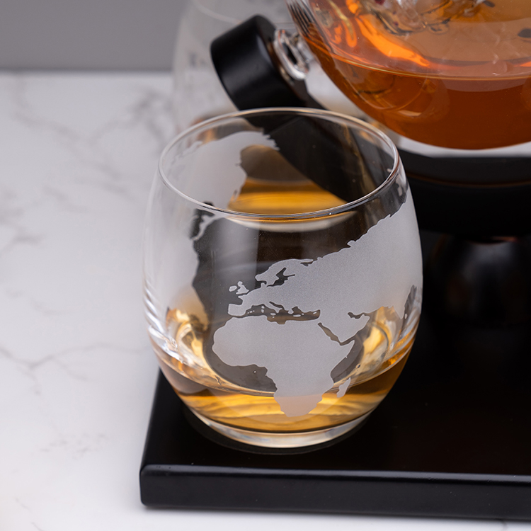 Factory Sale Custom 850ML High - Decanter Globe Set 评论和价格