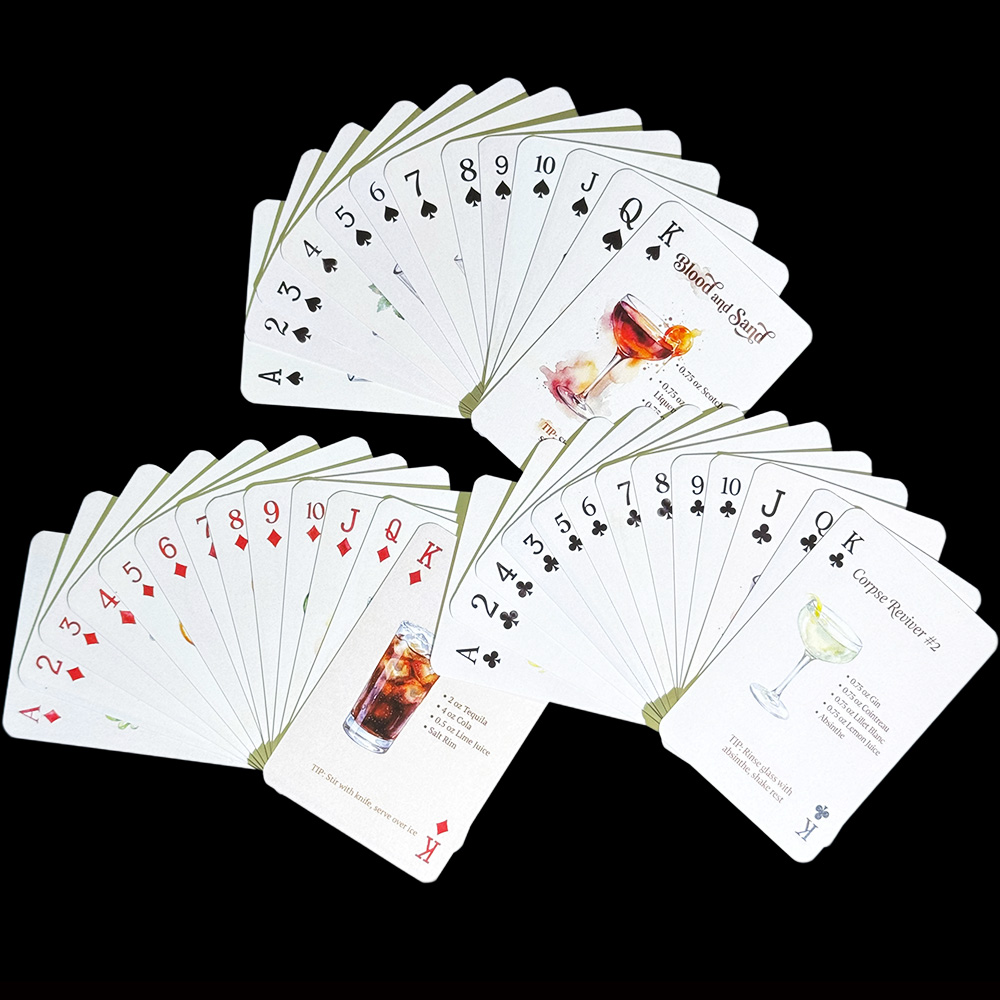 54pcs Cocktail Recipes Playing - Cocktail Recipe Book 评论和价格