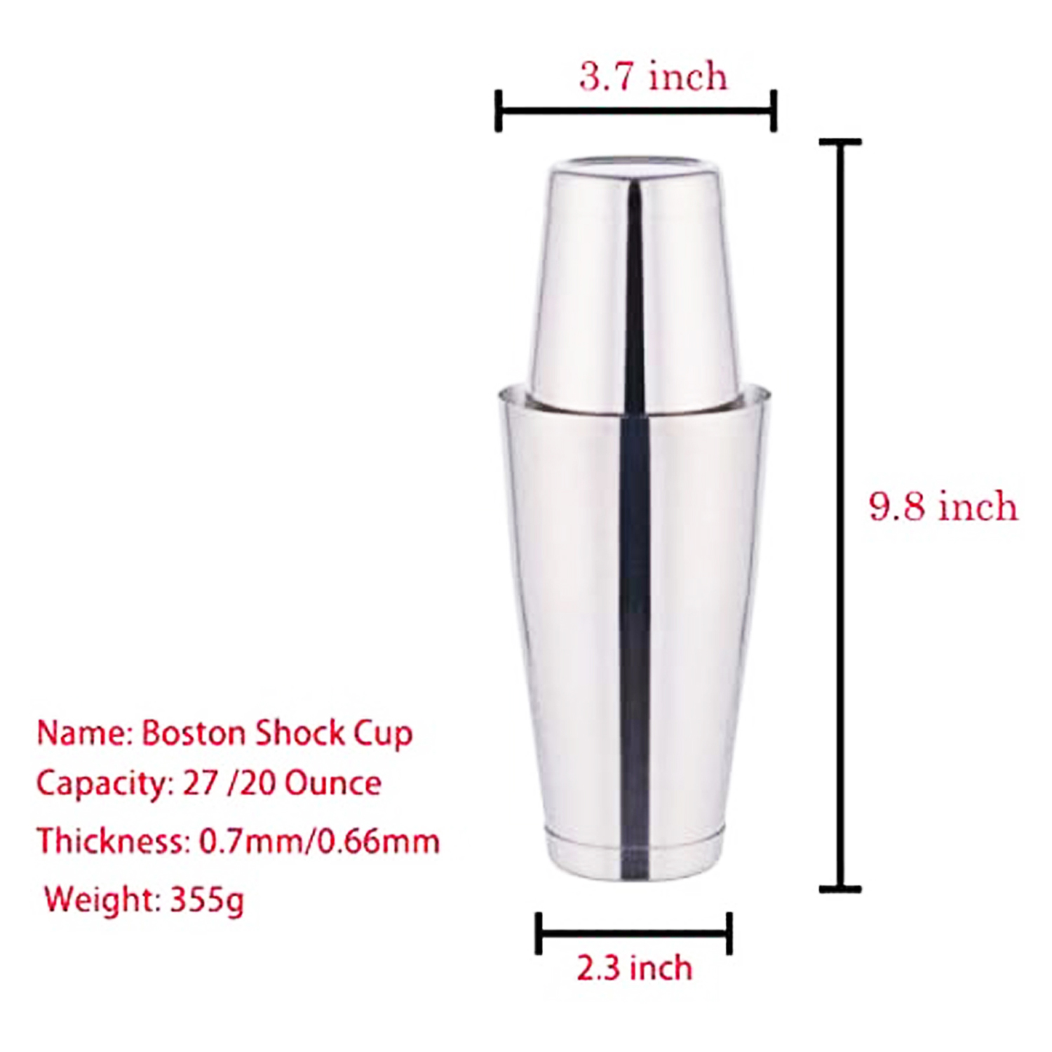 stllFactory Hot Selling 6pc Bo - Boston Shaker Set 评论和价格