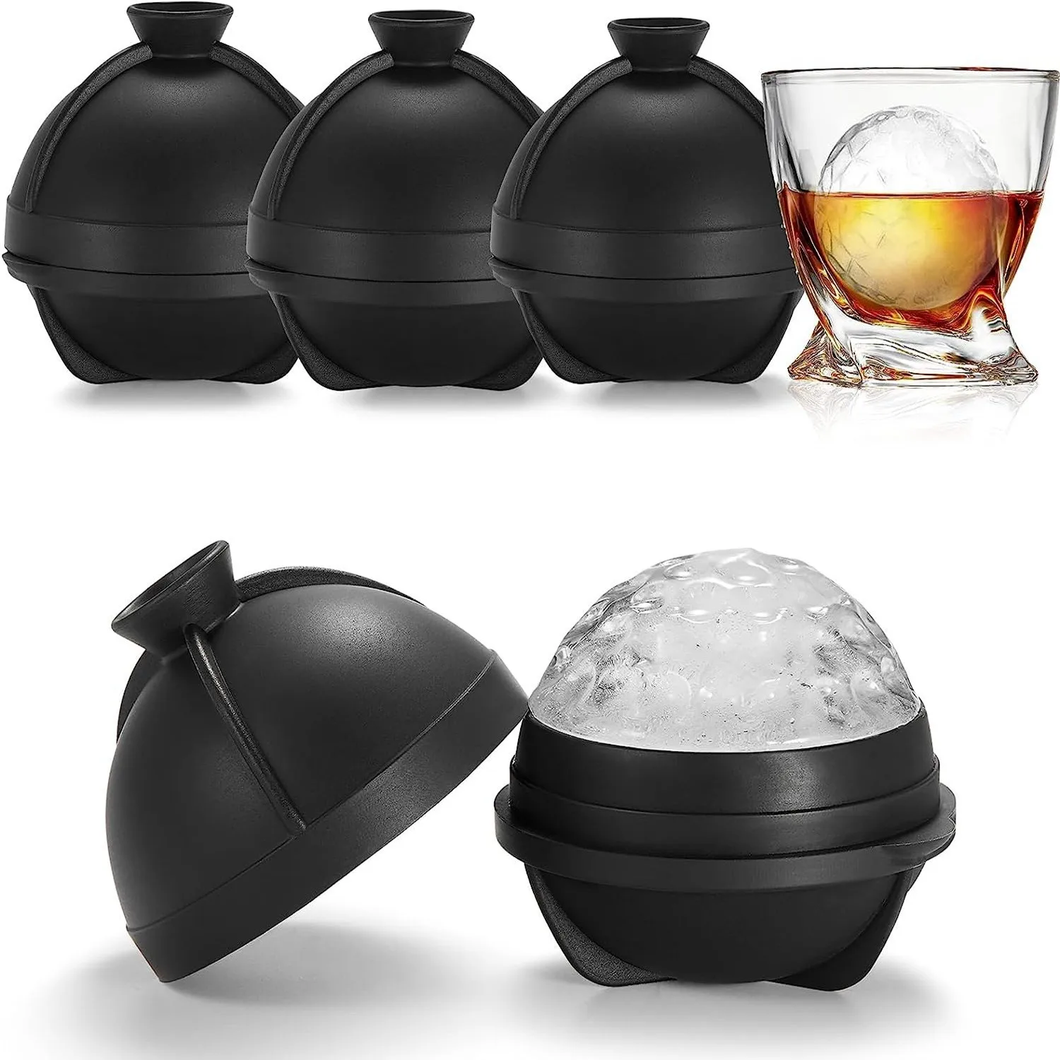 Food Grade Silicone Ice Ball M - Ice Mold Sphere 评论和价格