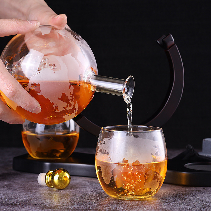 1L Creative Globe Decanter Set - Decanter Globe Set 评论和价格