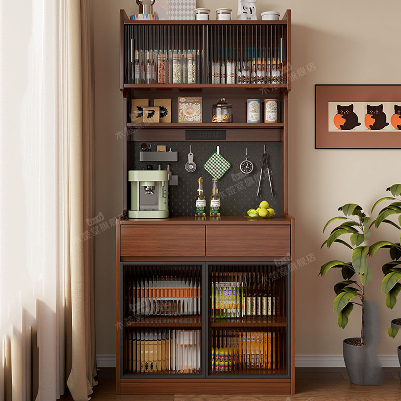 Storage Shelves Bar Cabinet Li - Home Bar Shelves 评论和价格