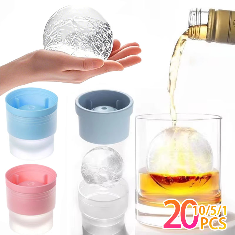 1-20PCS Large Ice Ball Maker M - Ice Mold Sphere 评论和价格