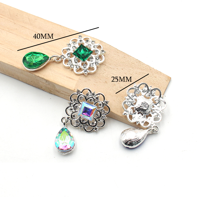 Shiny 25 * 46MM 10Pcs Crystal  - Cocktail Recipe Book 评论和价格