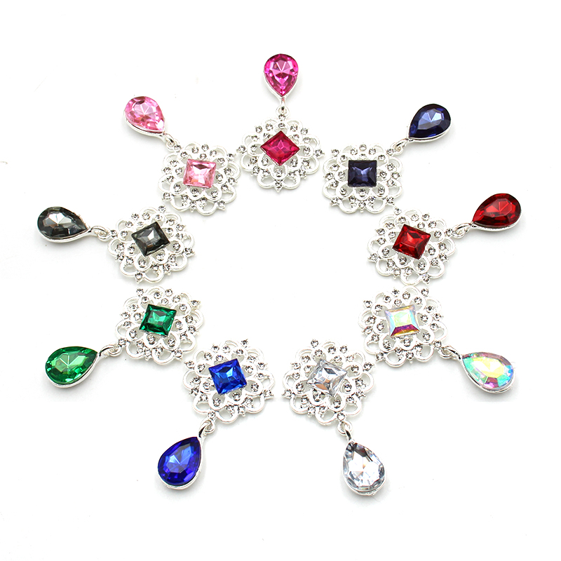 Shiny 25 * 46MM 10Pcs Crystal  - Cocktail Recipe Book 评论和价格