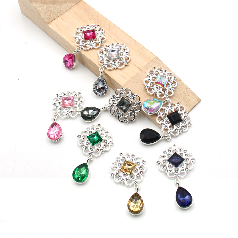 Shiny 25 * 46MM 10Pcs Crystal  - Cocktail Recipe Book 评论和价格
