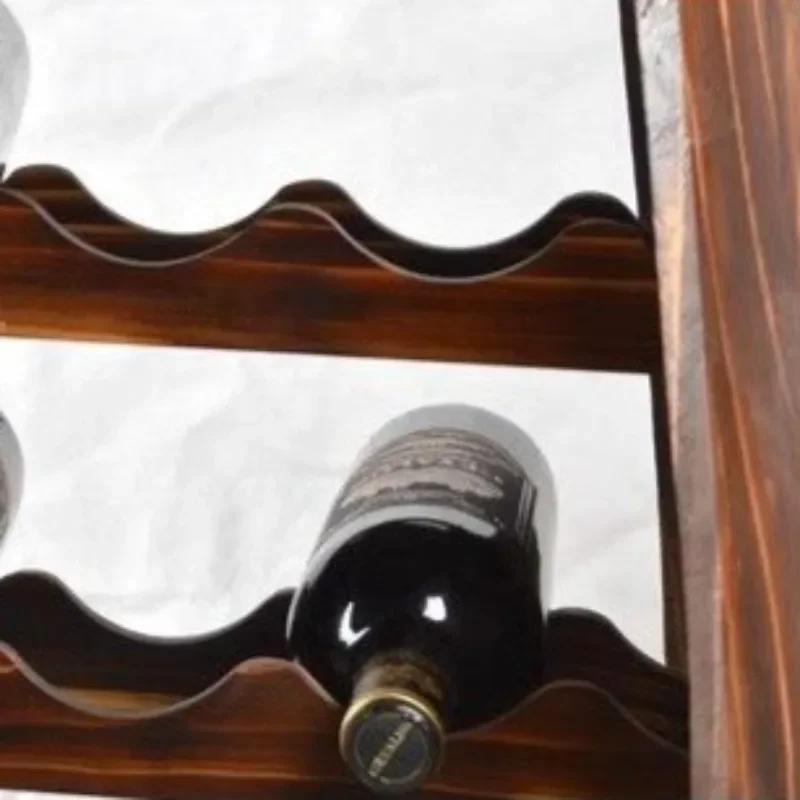 Solid Wood Wine Rack Oak Barre - Home Bar Shelves 评论和价格