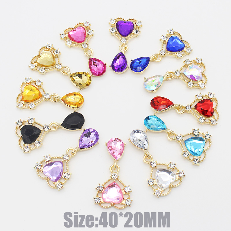 10Pc 20*40mm NEW Heart Crystal - Cocktail Recipe Book 评论和价格