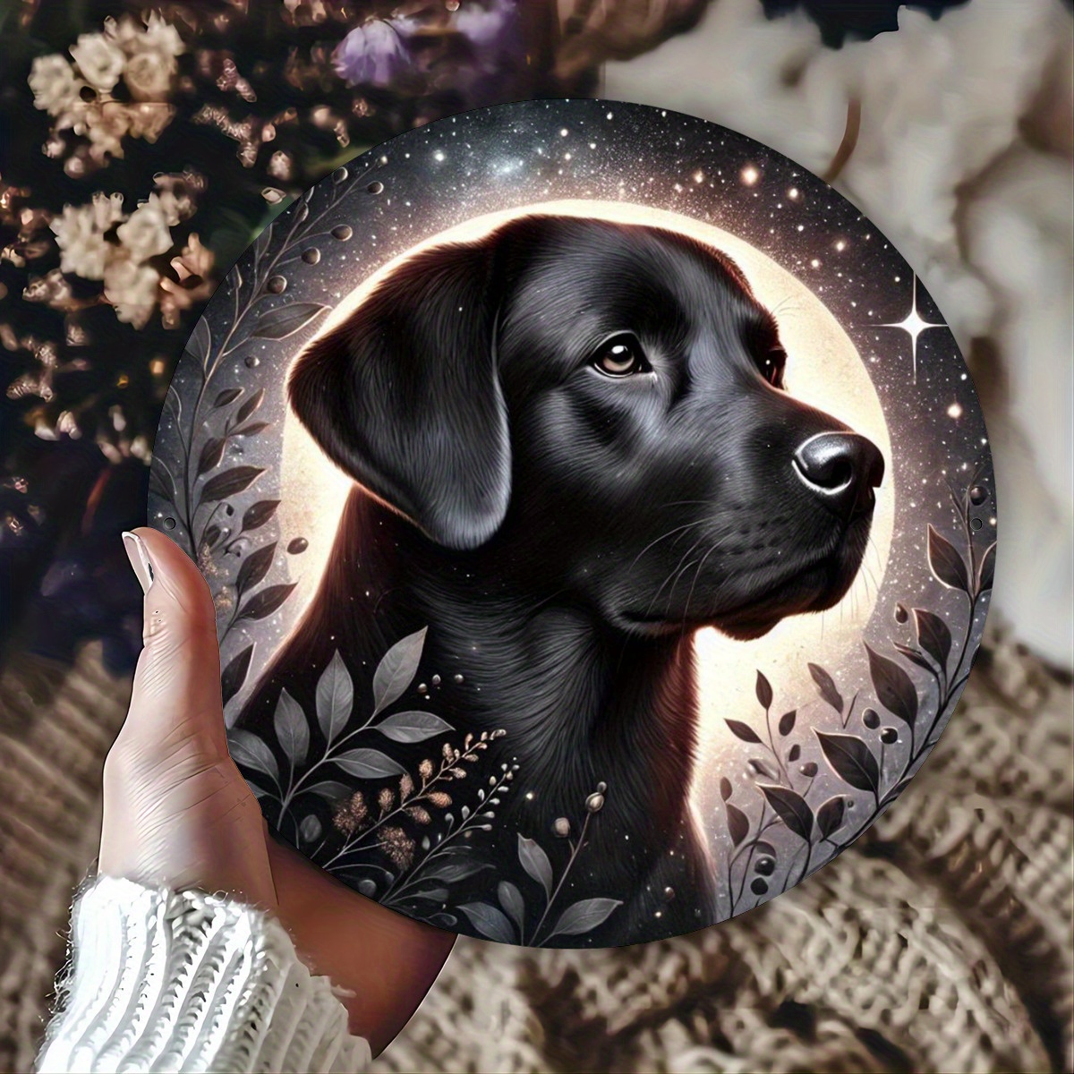 Charming Black Labrador and Ki - Home Bar And Kitchen 评论和价格