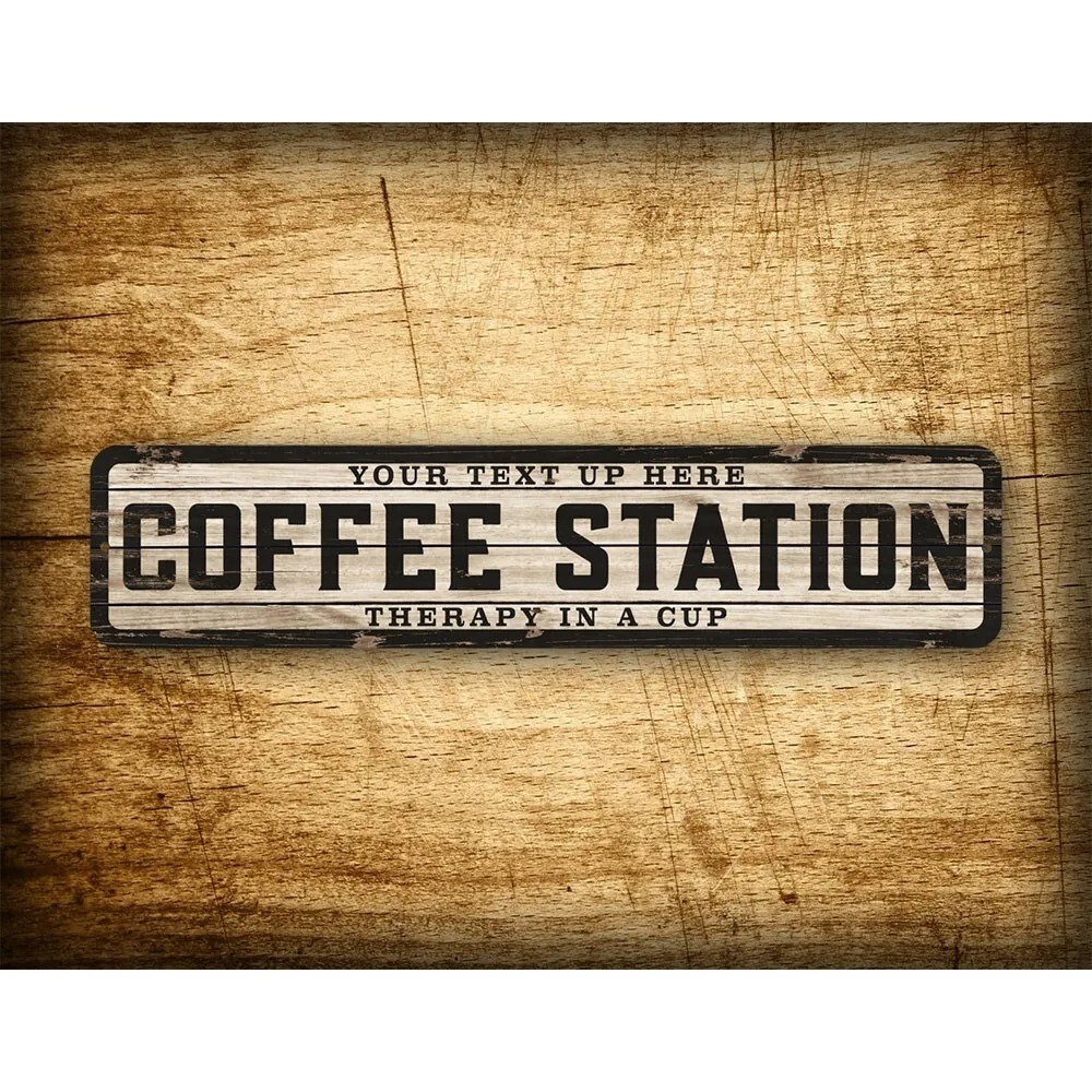 Custom Text Logo Weathered Woo - Home Bar And Kitchen 评论和价格