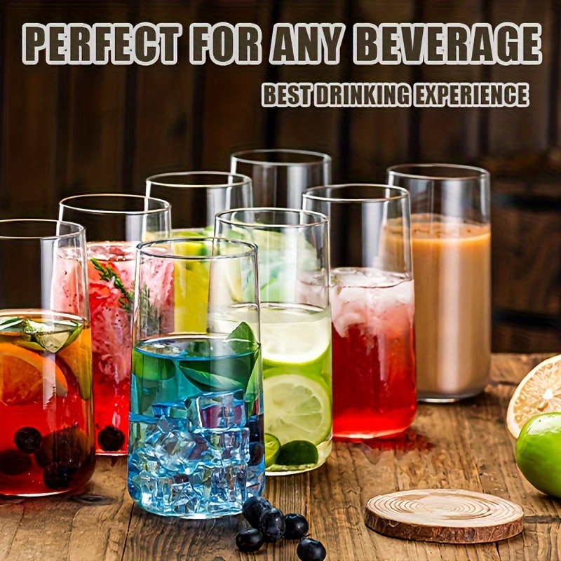 6PCS Highball Glass Whiskey Co - Highball Glass Set 评论和价格