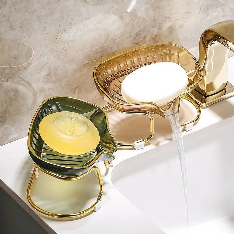 Gold Edged Toilet Soap Drain B - Home Bar Shelf 评论和价格