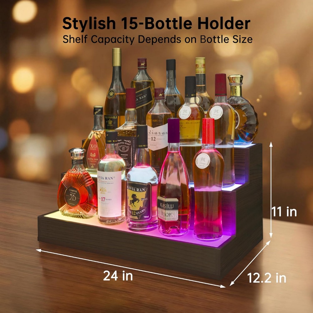 Home Bar LED Bottle Display Sh - Home Bar Shelves 评论和价格