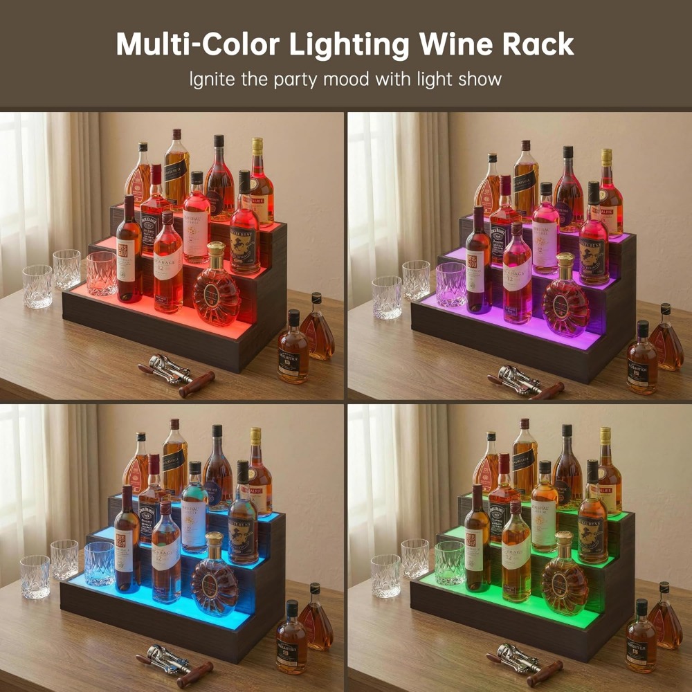 Home Bar LED Bottle Display Sh - Home Bar Shelves 评论和价格