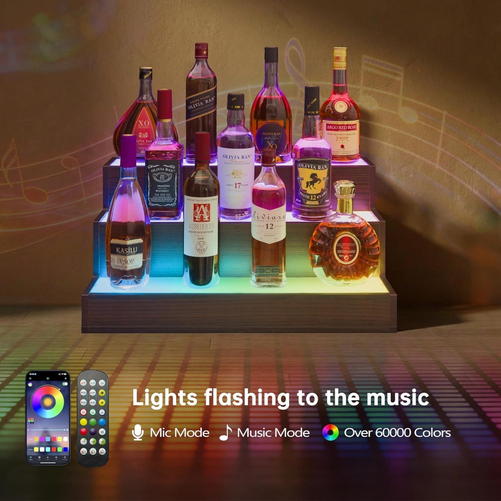 Home Bar LED Bottle Display Sh - Home Bar Shelves 评论和价格