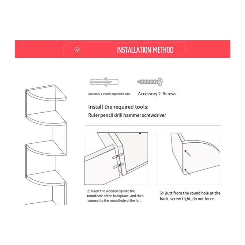ABUL-Corner Shelf Corner Corne - Home Bar Shelves 评论和价格