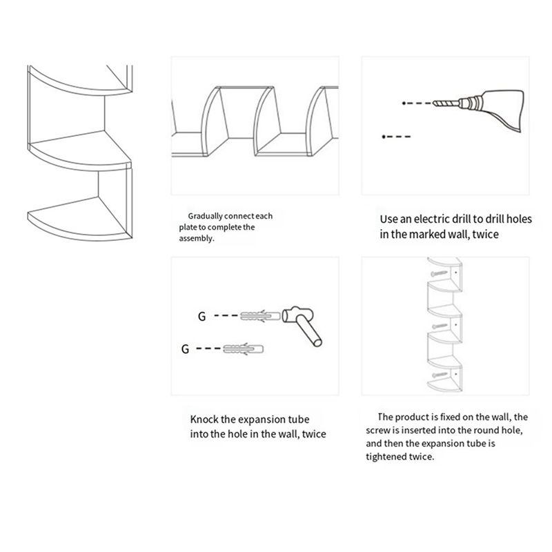 ABUL-Corner Shelf Corner Corne - Home Bar Shelves 评论和价格