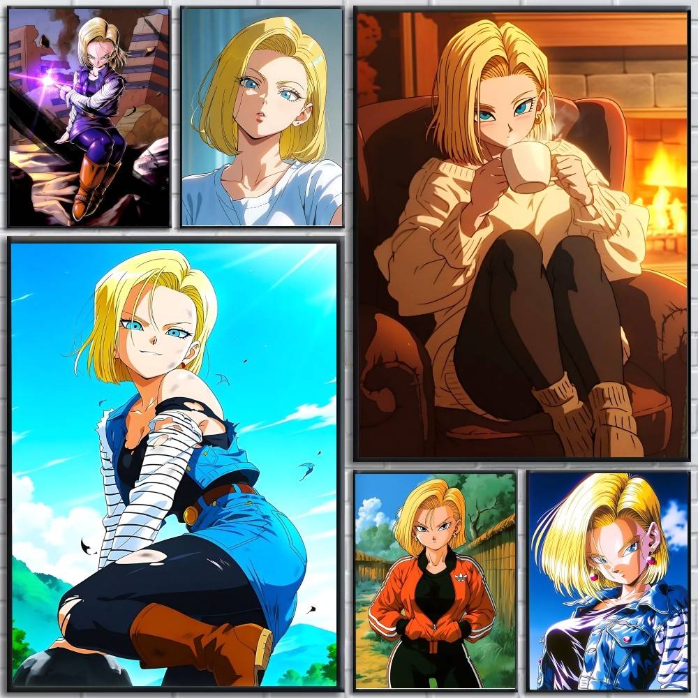 Anime DRAGON BALL Android 18 p - Home Bar Android 评论和价格