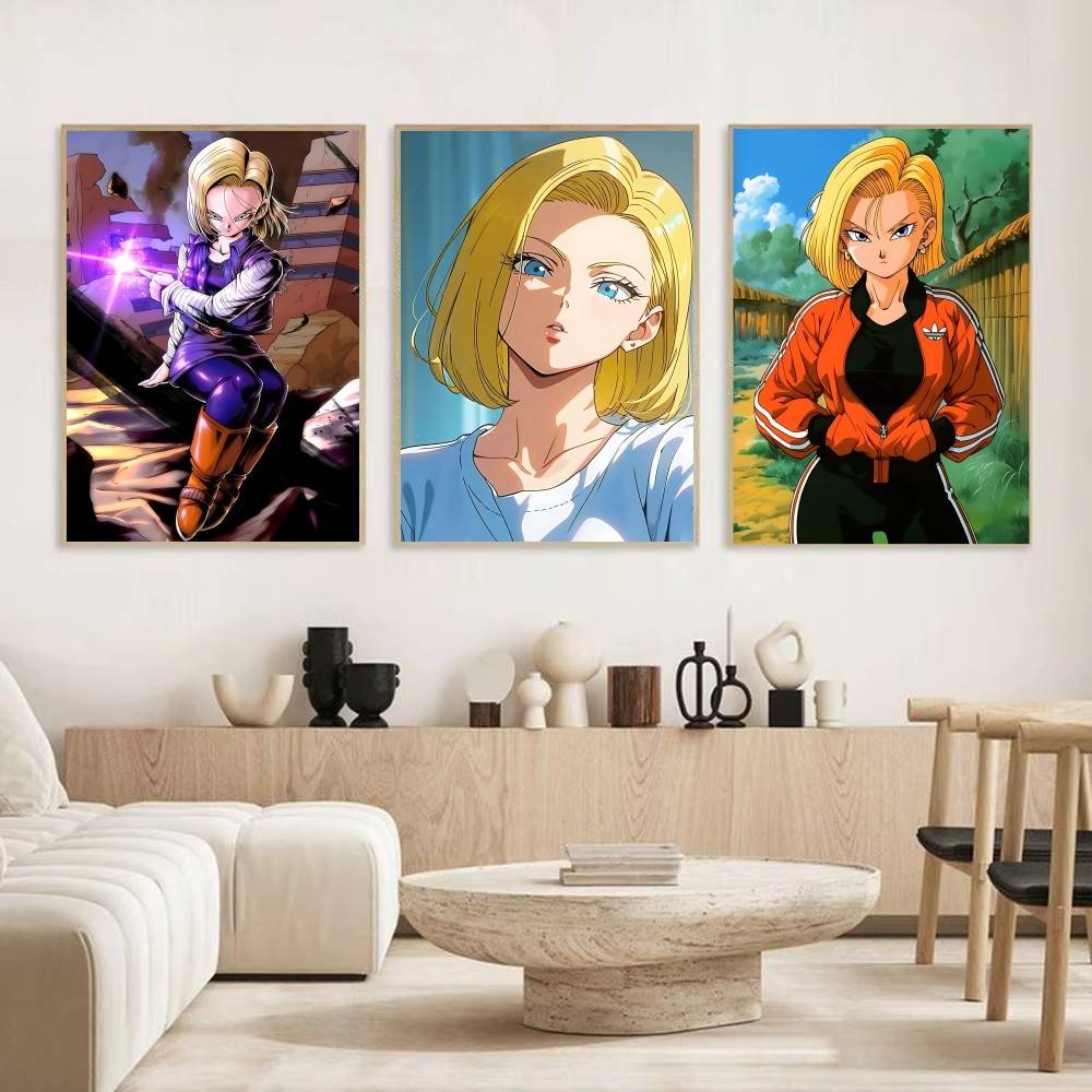 Anime DRAGON BALL Android 18 p - Home Bar Android 评论和价格