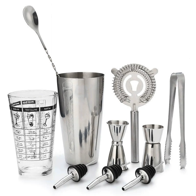 Cocktail Shaker Bar Set Stainl - Boston Shaker Set 评论和价格
