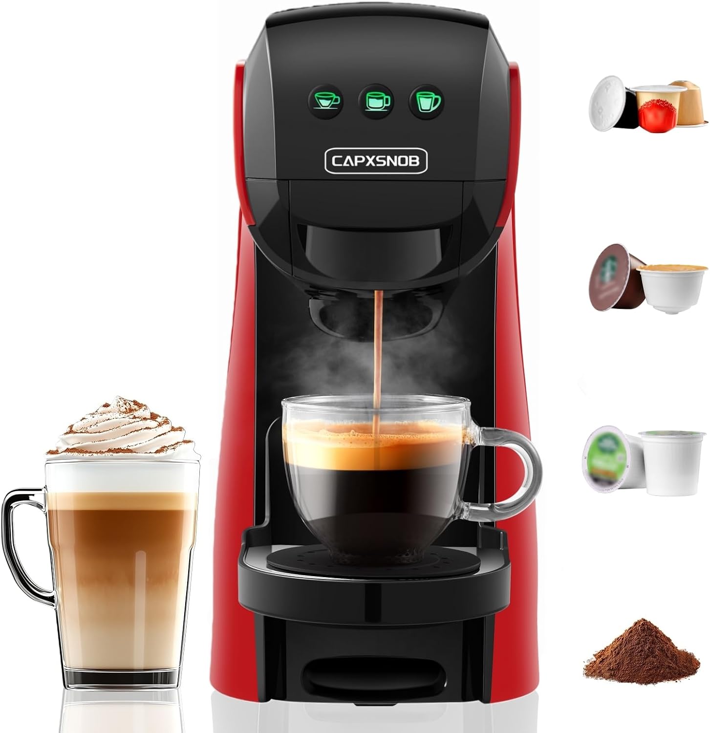 4-in-1 Coffee & Espresso Maker - Home Bar And Coffee 评论和价格