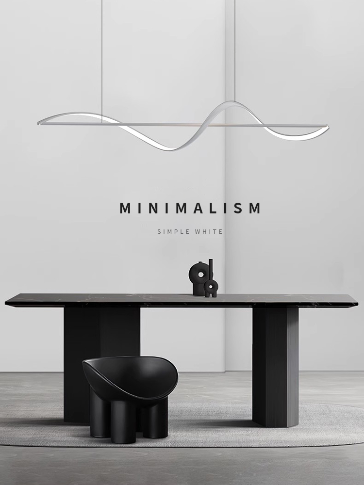 Modern Minimalism Curve Led Pe - Home Bar Word 评论和价格