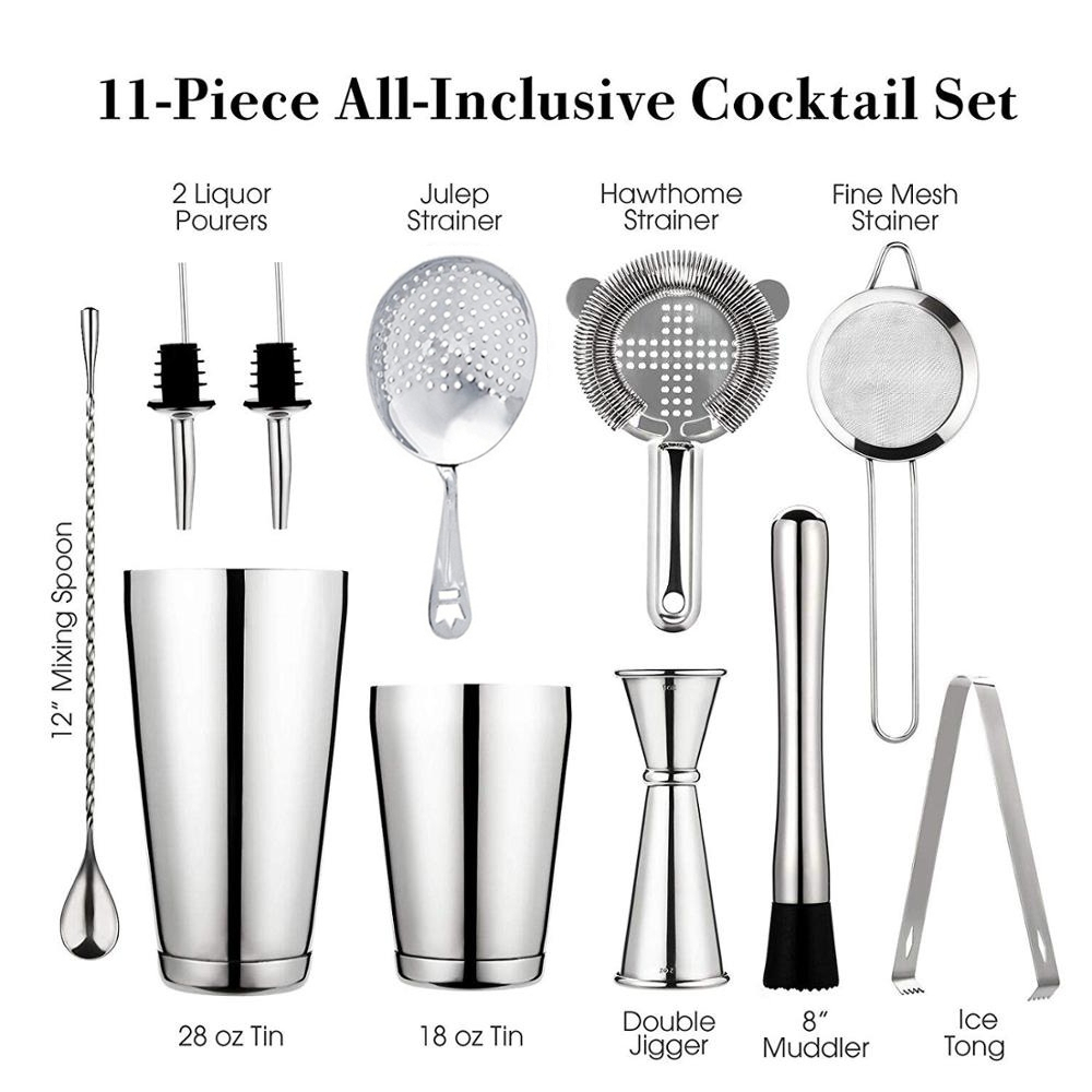 Cocktail Shaker Bar Set: 2 Wei - Boston Shaker Set 评论和价格