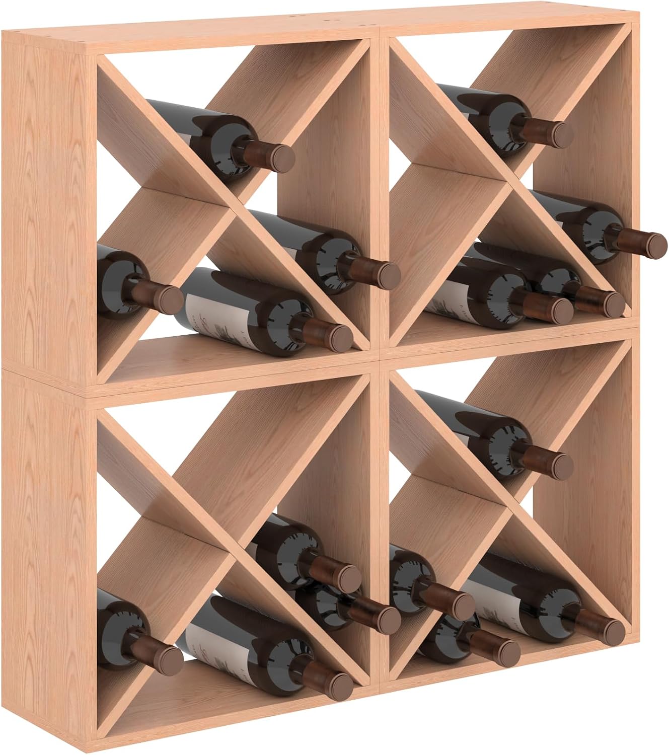 96 Bottle Wine Rack Countertop - Home Bar Shelves 评论和价格