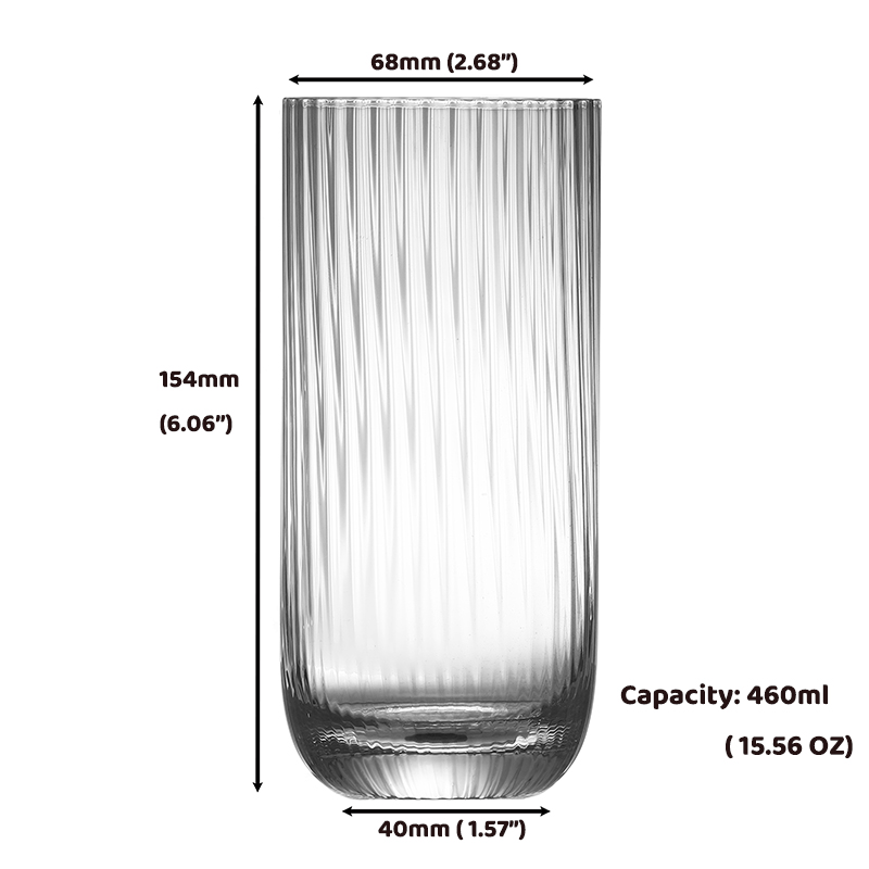 Lead Free Creative Glass Cryst - Highball Glass Set 评论和价格