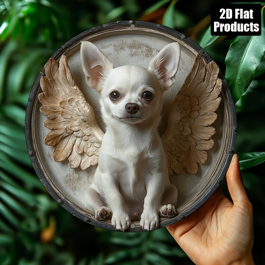 2D Flat, 1pc, Chihuahua Theme, - Home Bar And Kitchen 评论和价格