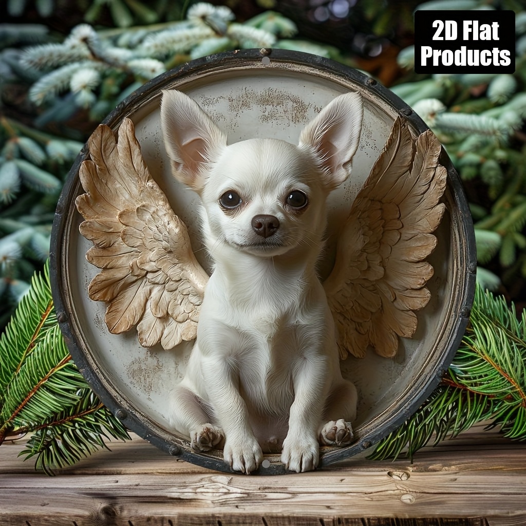 2D Flat, 1pc, Chihuahua Theme, - Home Bar And Kitchen 评论和价格