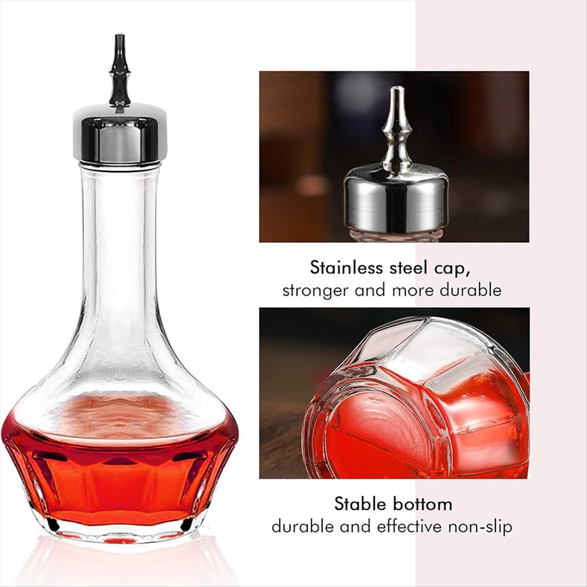 REST 6 PCS Bitters Bottle Set  - Bitters Bottle Set 评论和价格