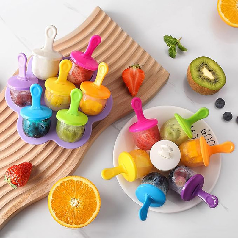 1pc 7 Holes DIY Ice Cream Pops - Ice Mold Sphere 评论和价格
